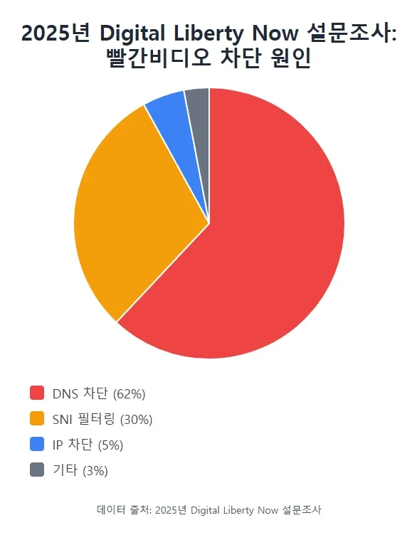 빨간비디오 차단 원인