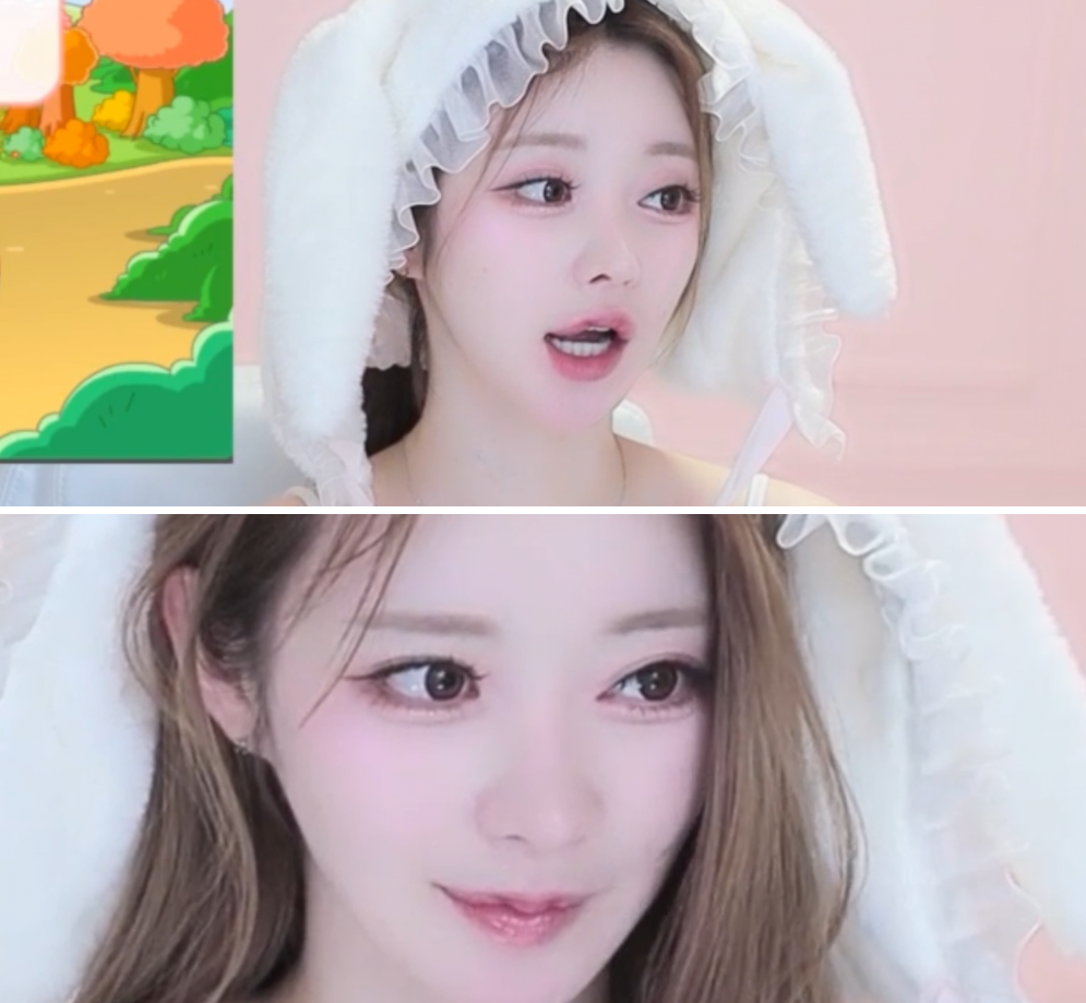 채채 방송중 리액션 클로즈업 모습 채채 방송중 리액션 클로즈업 모습